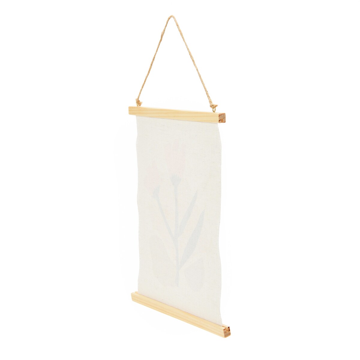 Abstract Floral Canvas Wall Scroll - Multi-Color