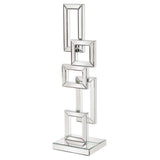 Abstract Geometric Mirrored Sculpture - Large