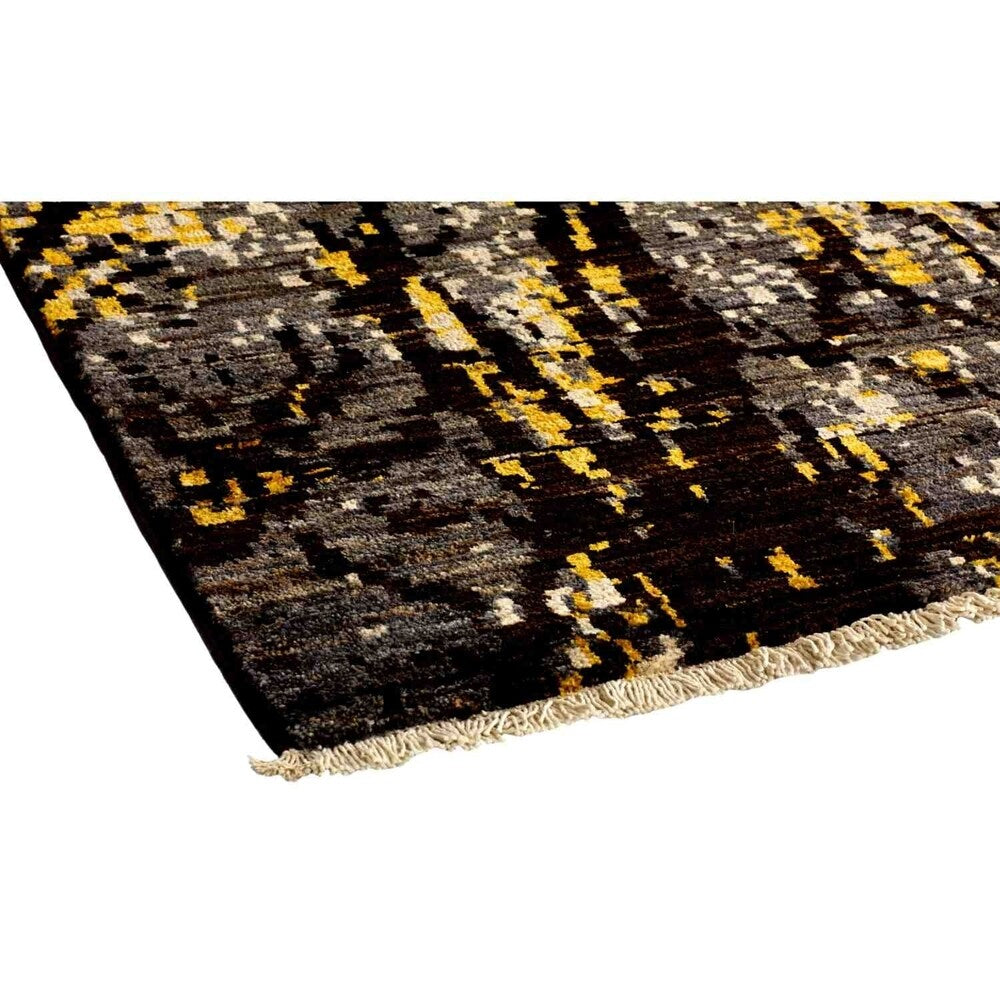 Contemporary Abstract One-of-a-Kind Hand-Knotted Area Rug - 9 x 12