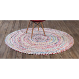 Hand-Woven Colorful Cotton Area Rugs - Vibrant and Artistic Touch for Your Space