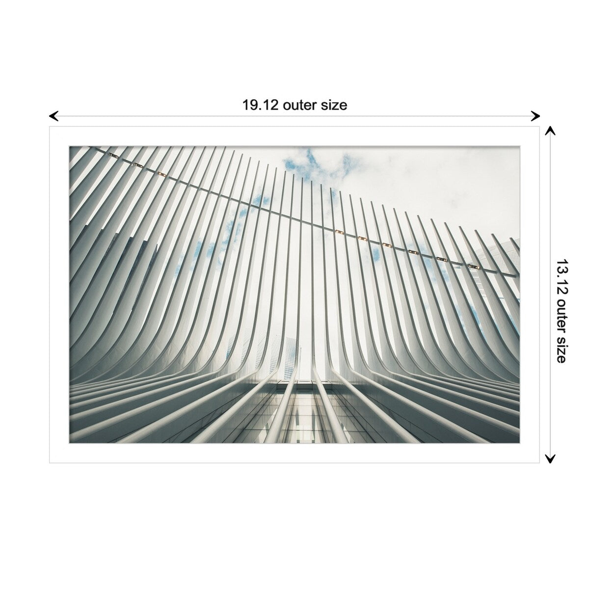 Abstract Lines NY IV by F2images Framed Wall Art Print