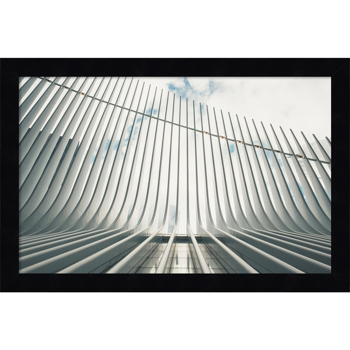 Abstract Lines NY IV by F2images Framed Wall Art Print