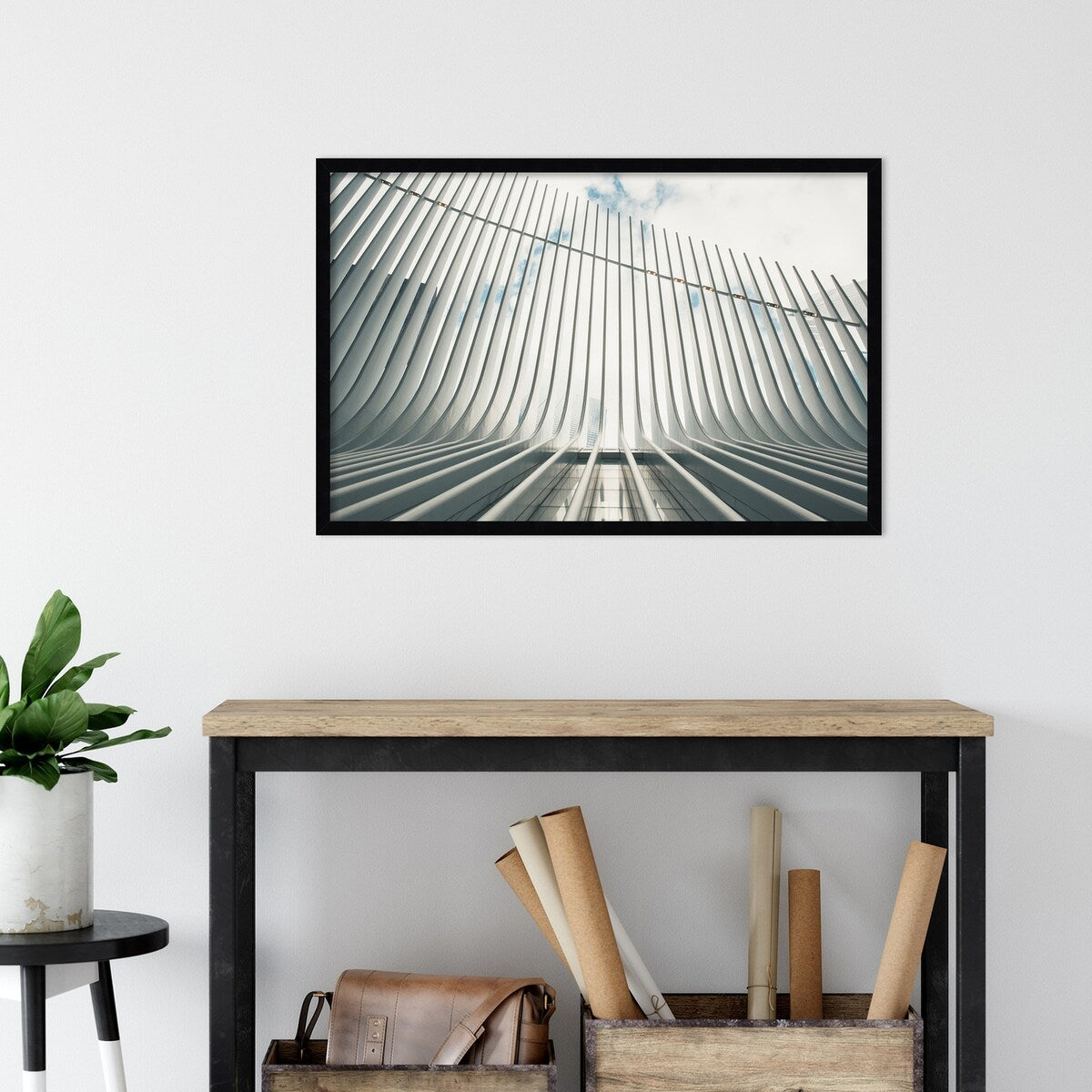 Abstract Lines NY IV by F2images Framed Wall Art Print