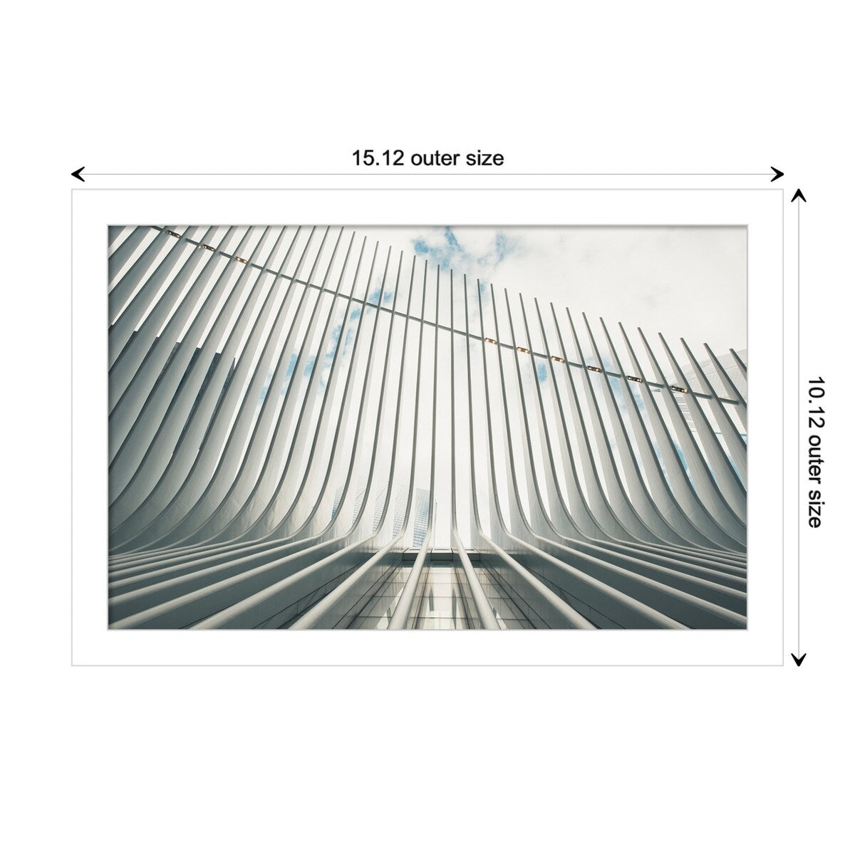 Abstract Lines NY IV by F2images Framed Wall Art Print