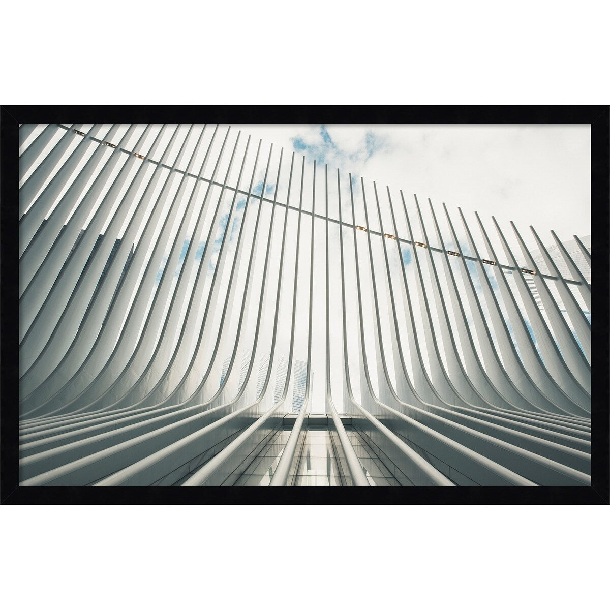 Abstract Lines NY IV by F2images Framed Wall Art Print