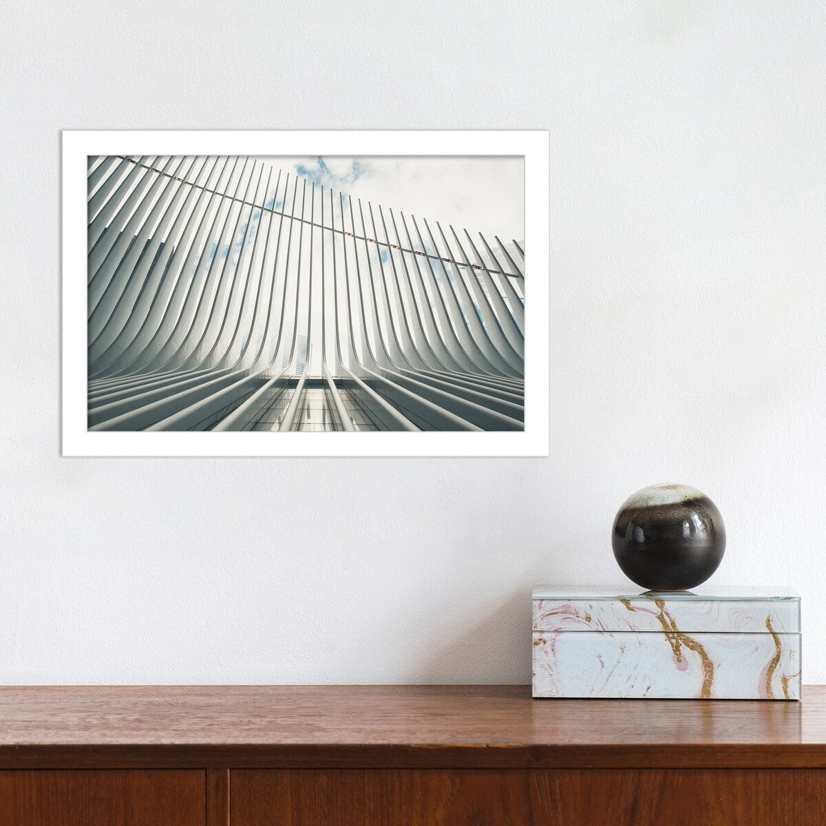 Abstract Lines NY IV by F2images Framed Wall Art Print