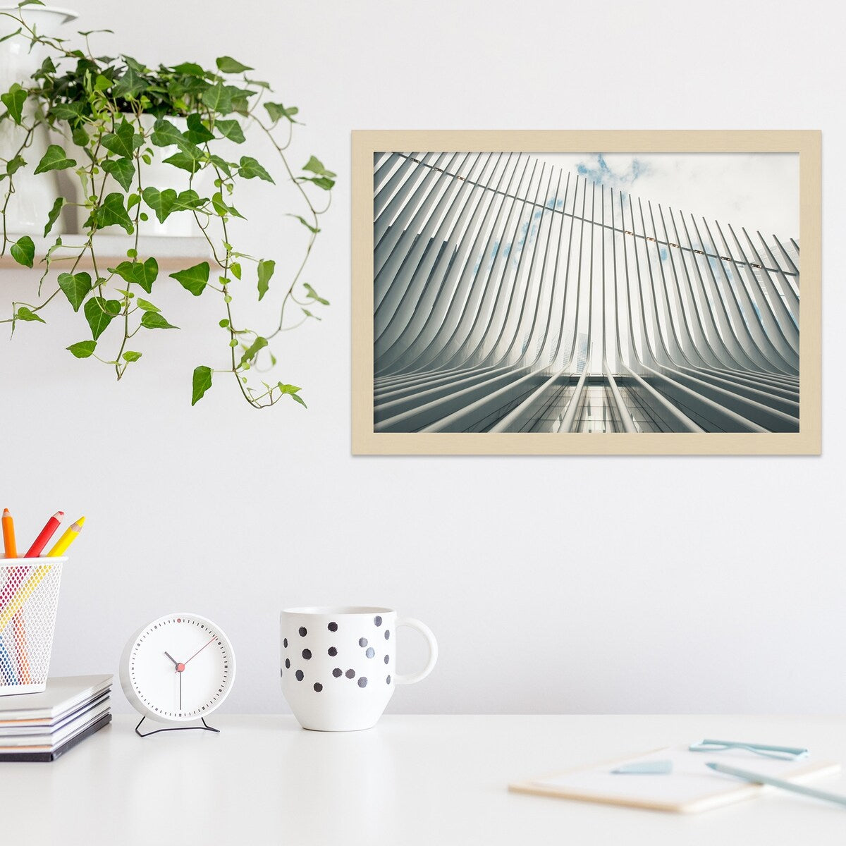 Abstract Lines NY IV by F2images Framed Wall Art Print