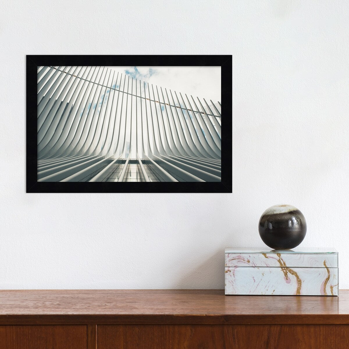 Abstract Lines NY IV by F2images Framed Wall Art Print
