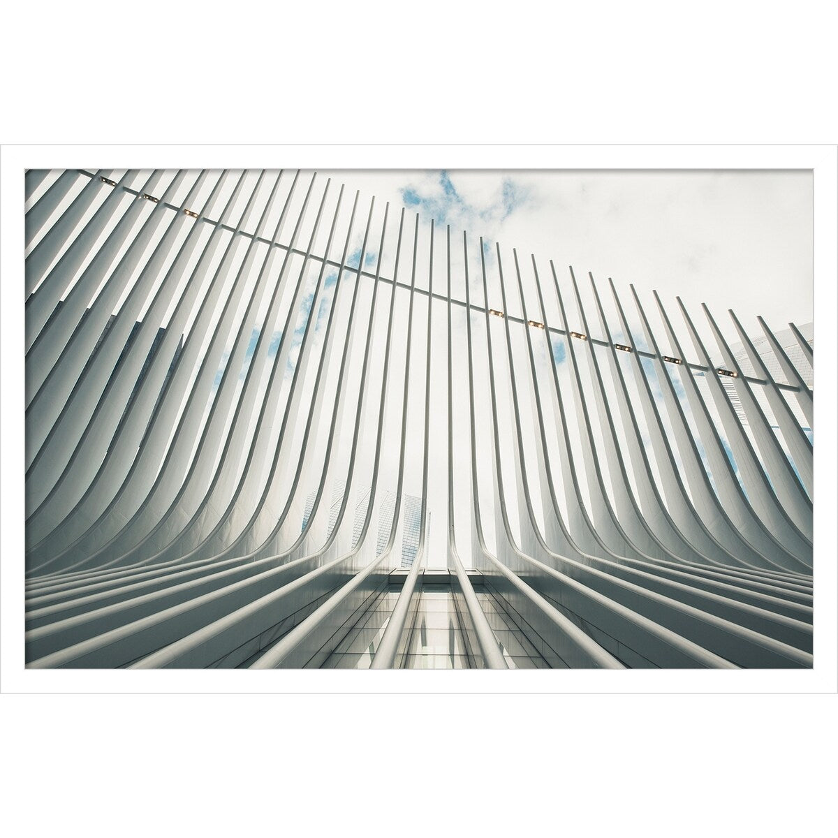Abstract Lines NY IV by F2images Framed Wall Art Print