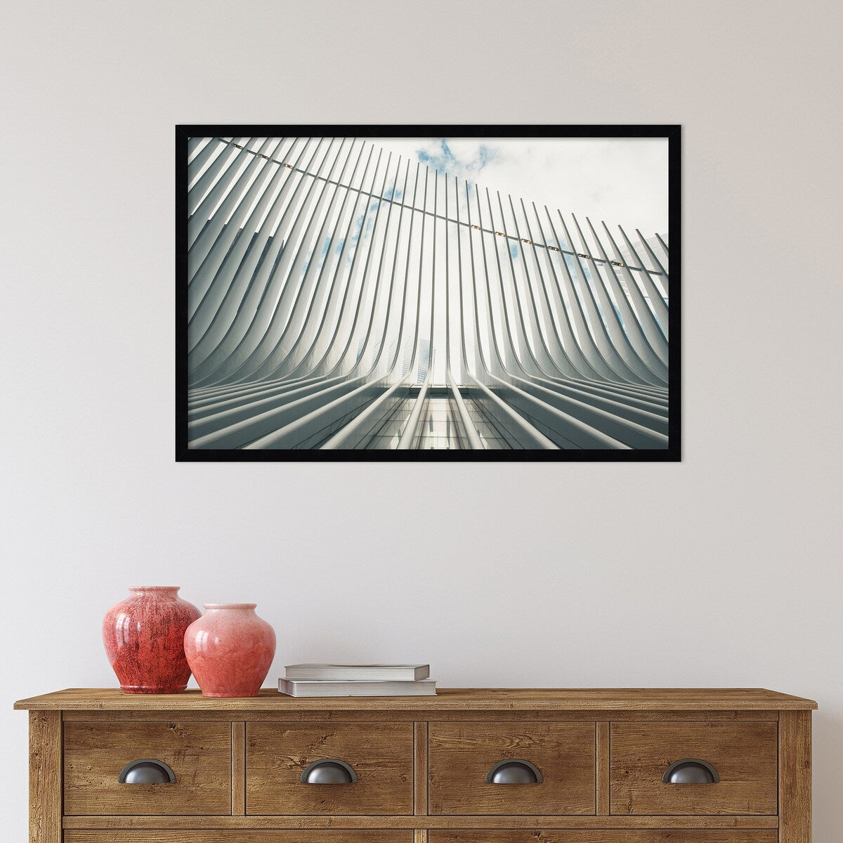 Abstract Lines NY IV by F2images Framed Wall Art Print