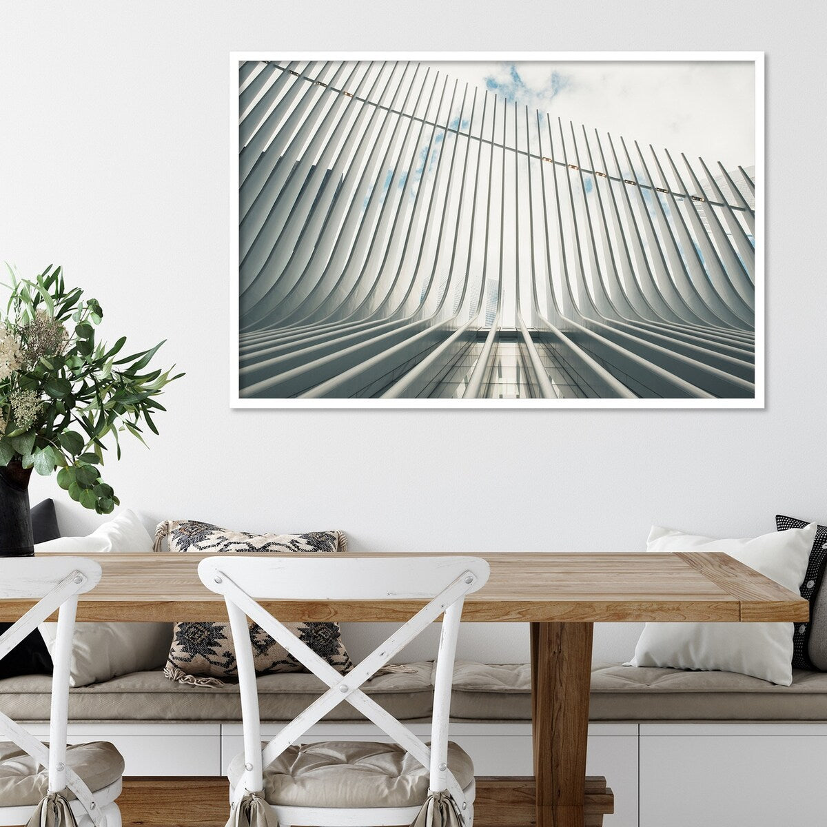 Abstract Lines NY IV by F2images Framed Wall Art Print