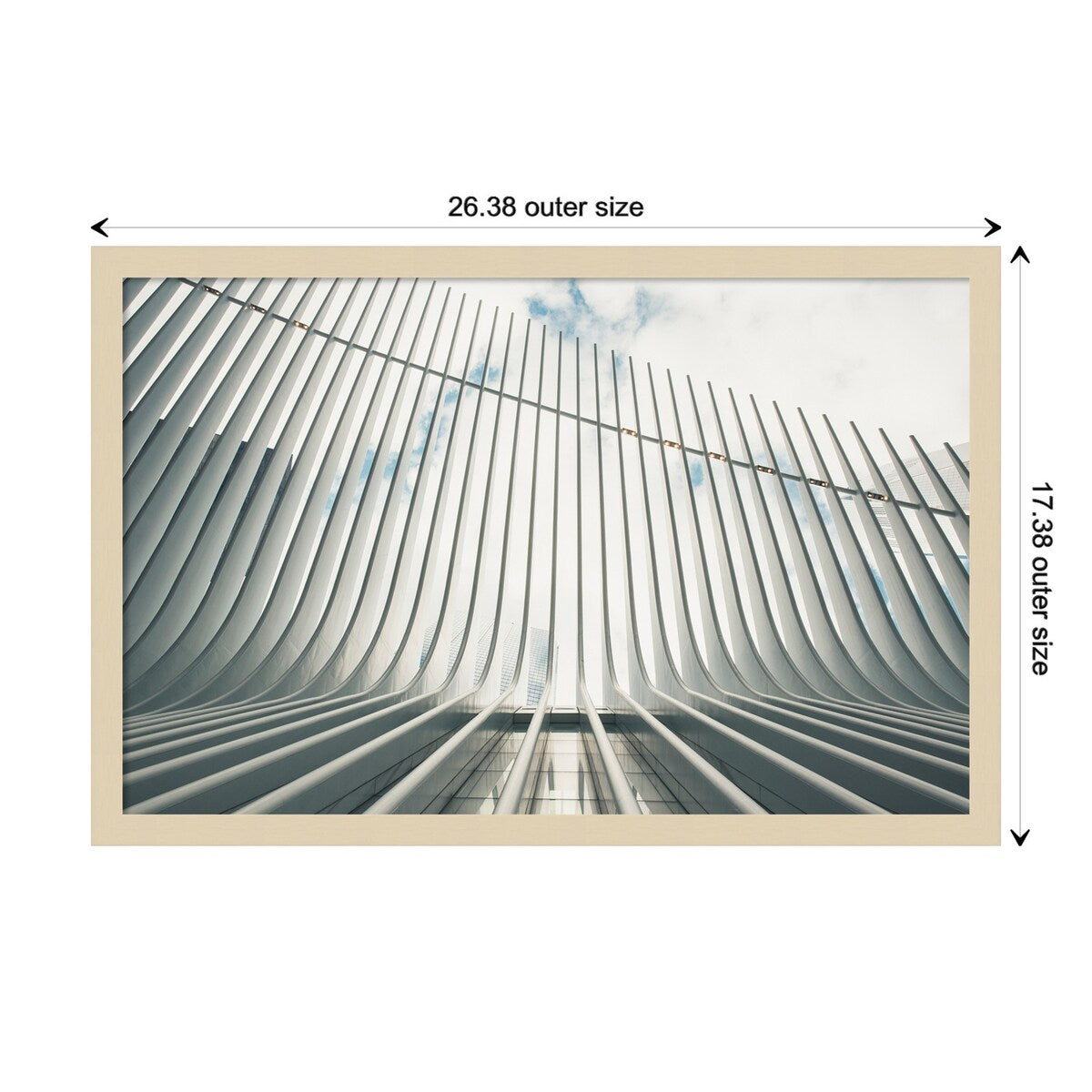 Abstract Lines NY IV by F2images Framed Wall Art Print
