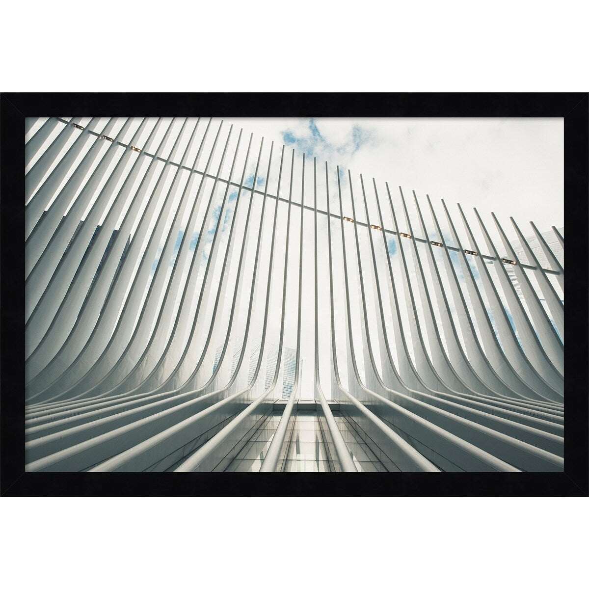 Abstract Lines NY IV by F2images Framed Wall Art Print