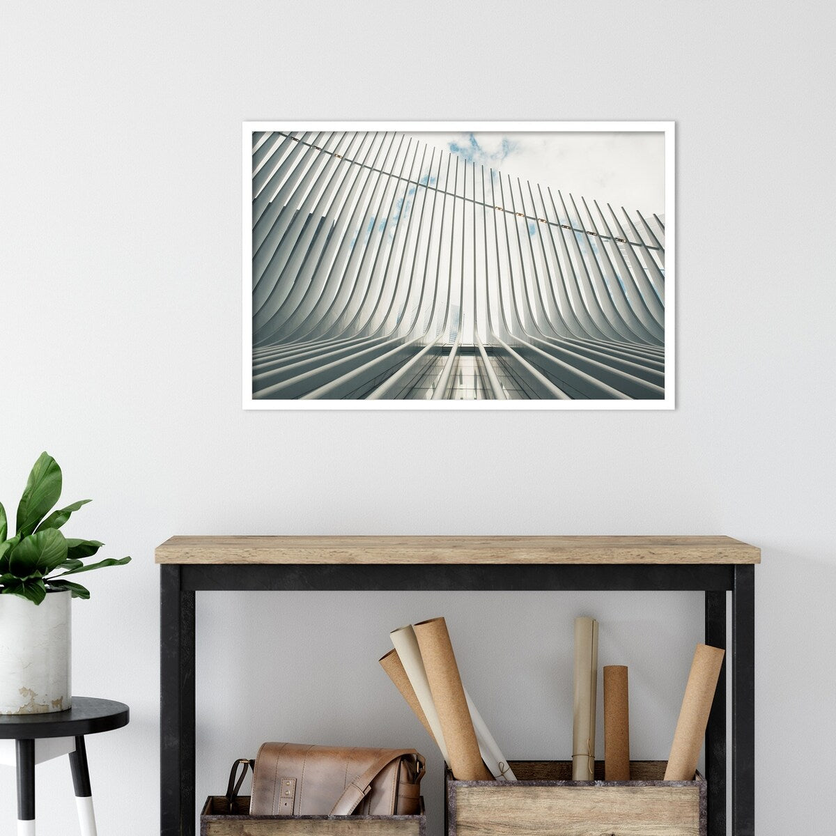 Abstract Lines NY IV by F2images Framed Wall Art Print