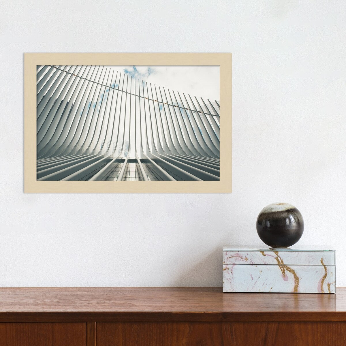 Abstract Lines NY IV by F2images Framed Wall Art Print