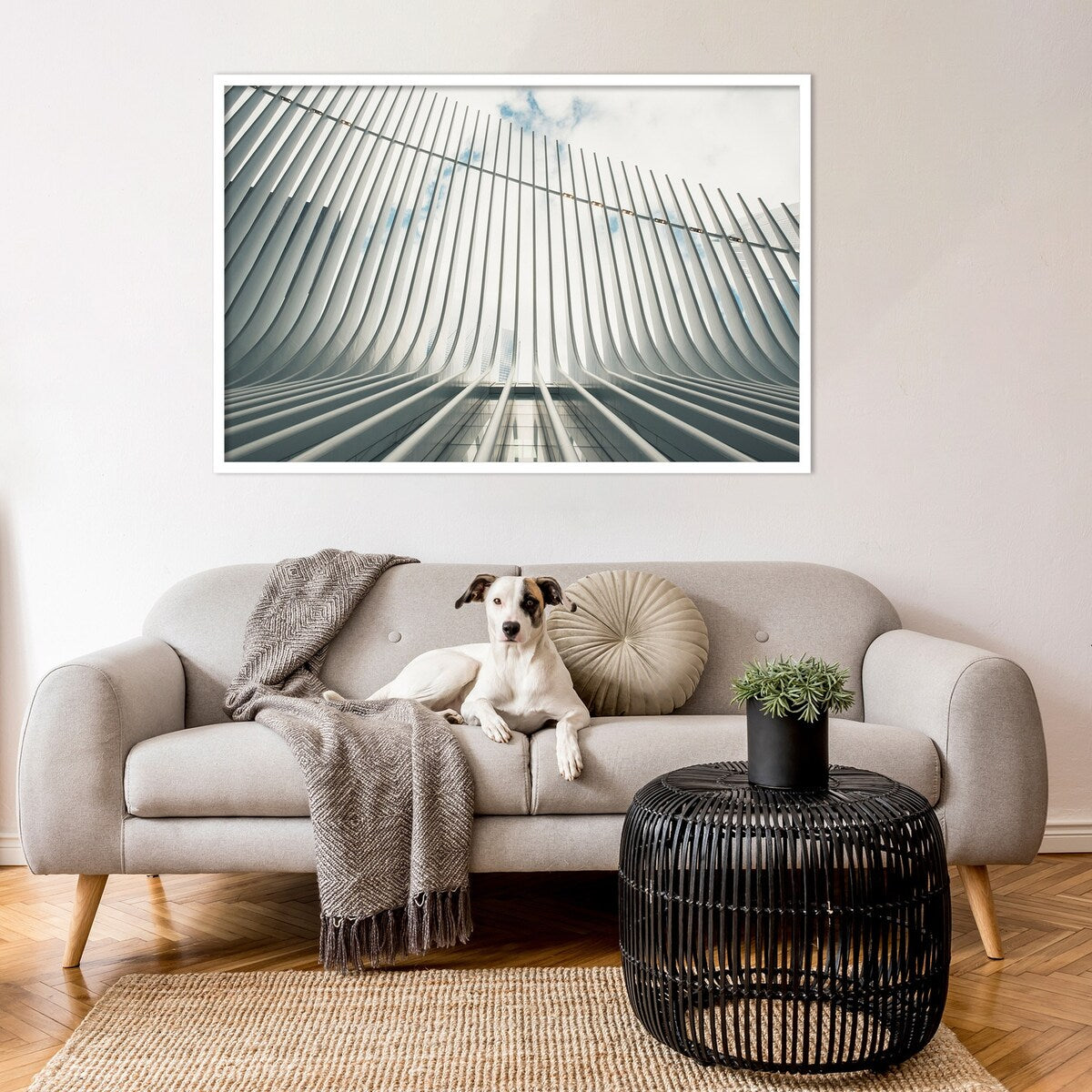 Abstract Lines NY IV by F2images Framed Wall Art Print