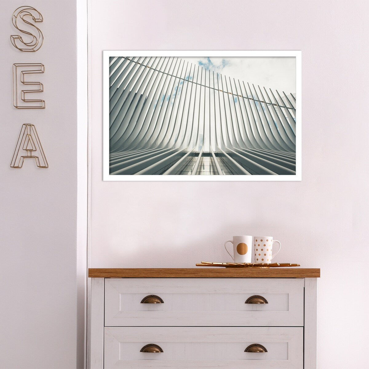 Abstract Lines NY IV by F2images Framed Wall Art Print