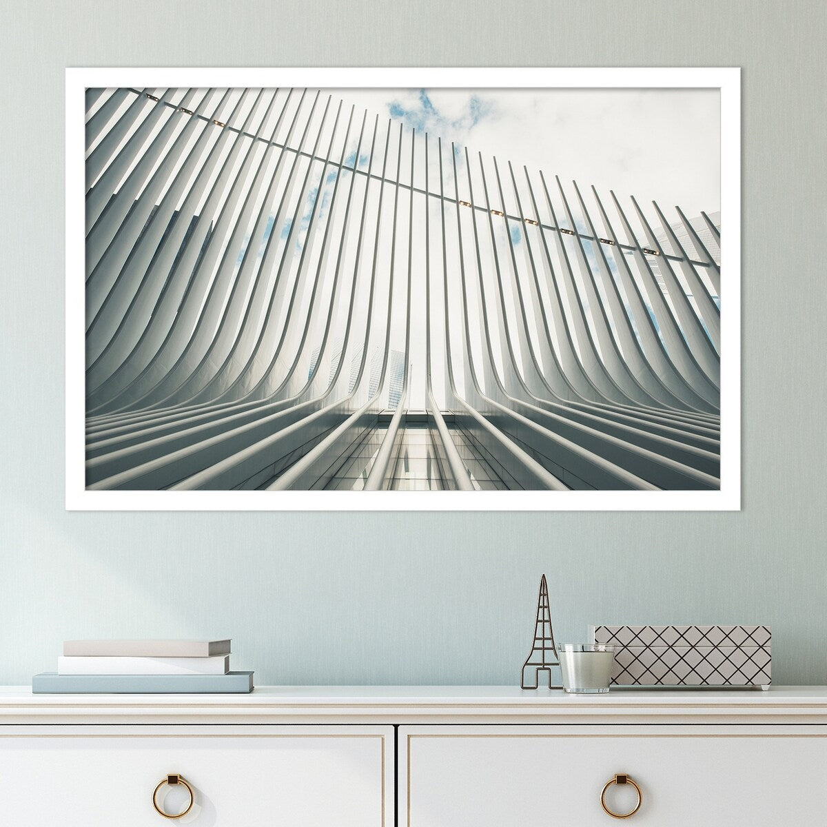 Abstract Lines NY IV by F2images Framed Wall Art Print