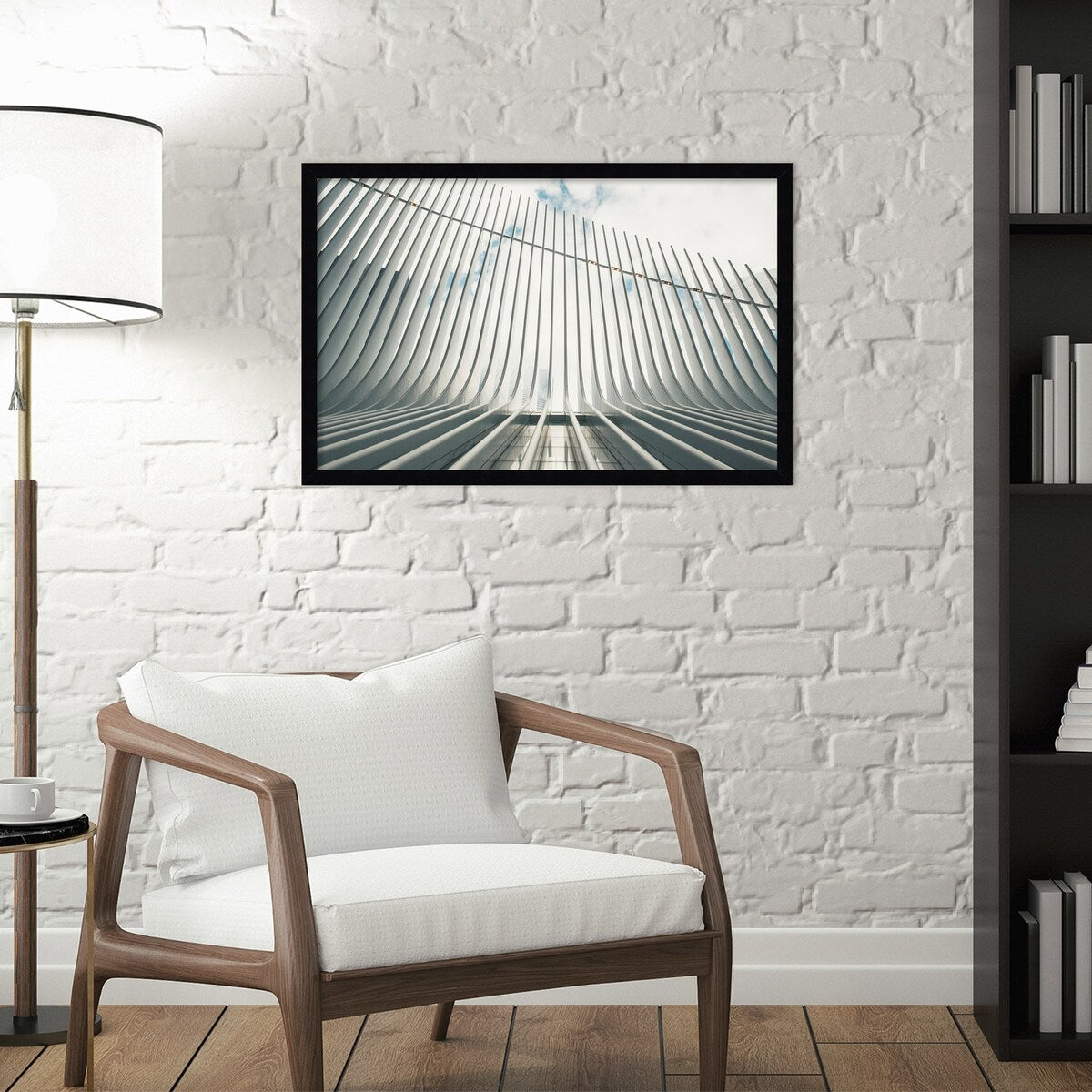 Abstract Lines NY IV by F2images Framed Wall Art Print