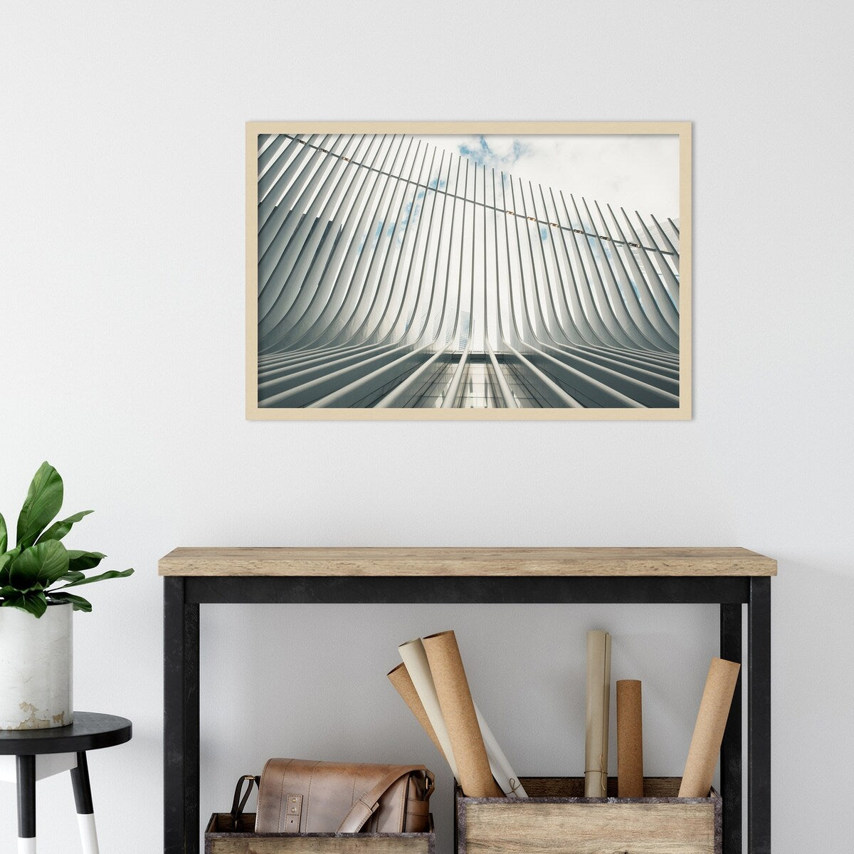Abstract Lines NY IV by F2images Framed Wall Art Print