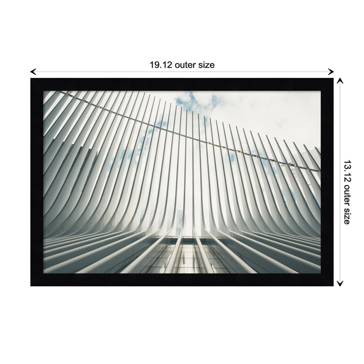 Abstract Lines NY IV by F2images Framed Wall Art Print