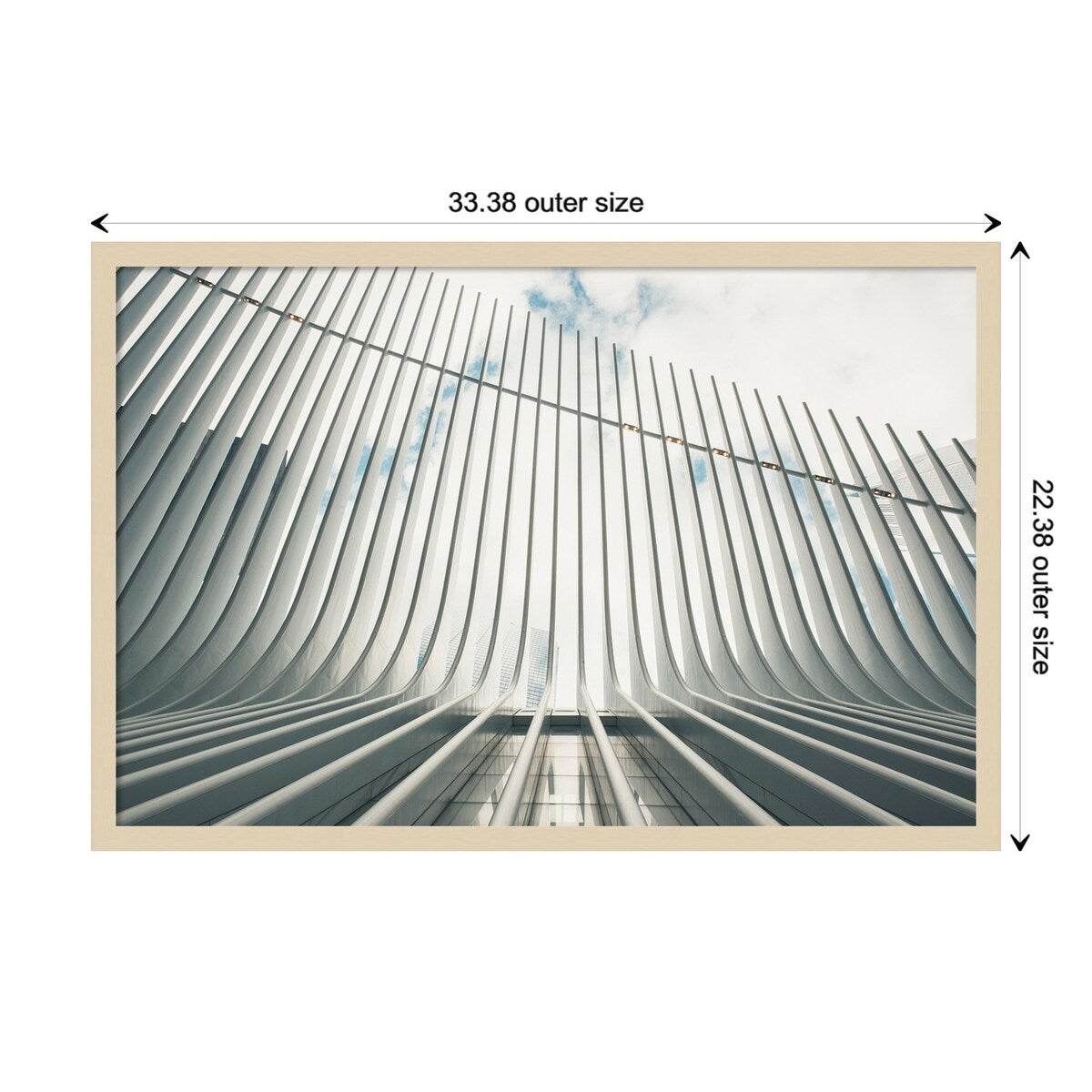 Abstract Lines NY IV by F2images Framed Wall Art Print