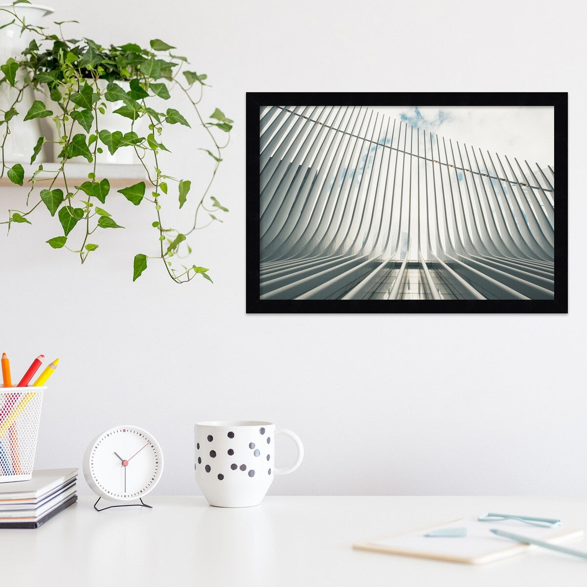 Abstract Lines NY IV by F2images Framed Wall Art Print