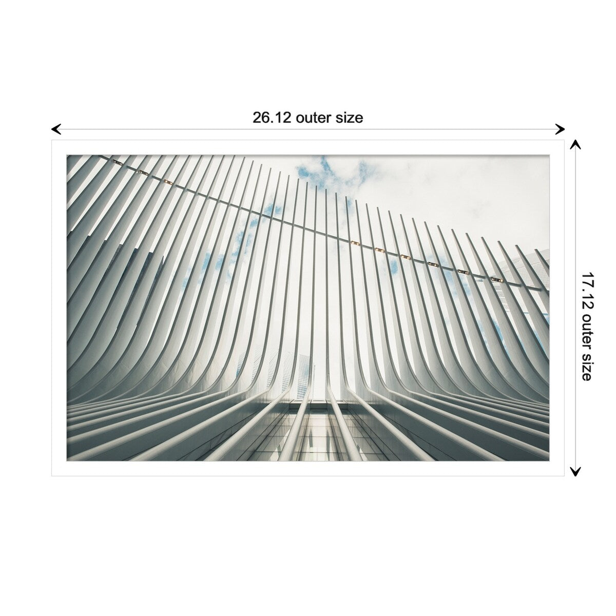 Abstract Lines NY IV by F2images Framed Wall Art Print