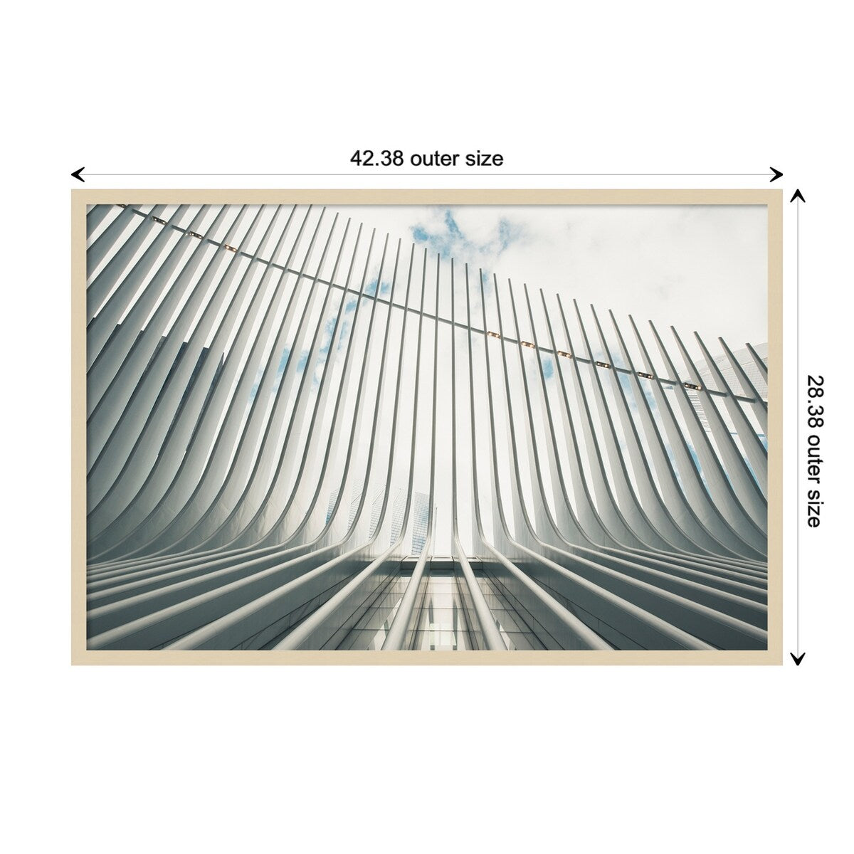 Abstract Lines NY IV by F2images Framed Wall Art Print