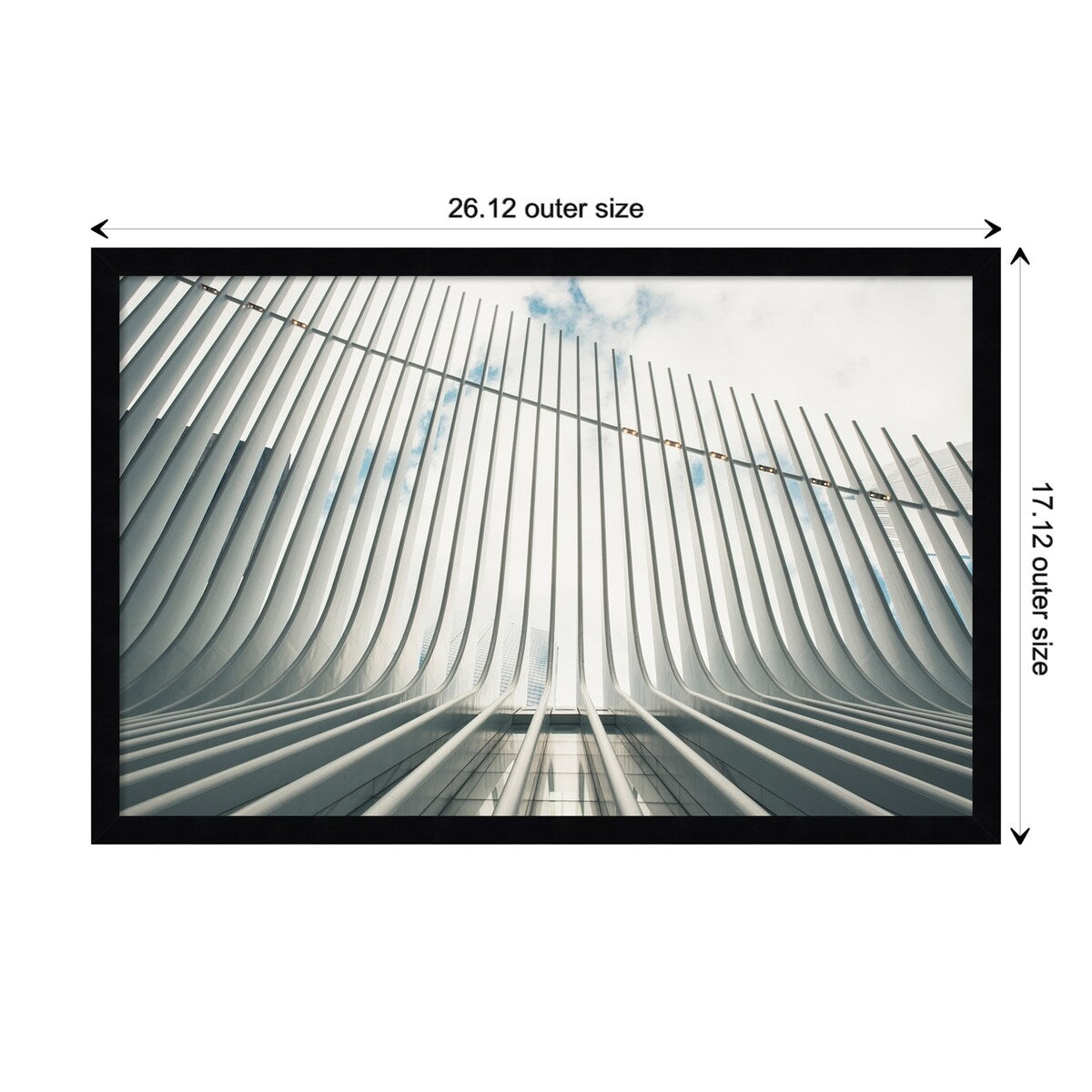 Abstract Lines NY IV by F2images Framed Wall Art Print