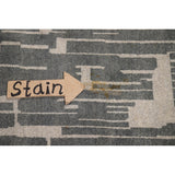 Abstract Modern Gabbeh Indian Area Rug Handmade Wool Carpet - 8'0"x 10'4"
