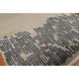 Abstract Modern Gabbeh Indian Area Rug Handmade Wool Carpet - 8'0"x 10'4"