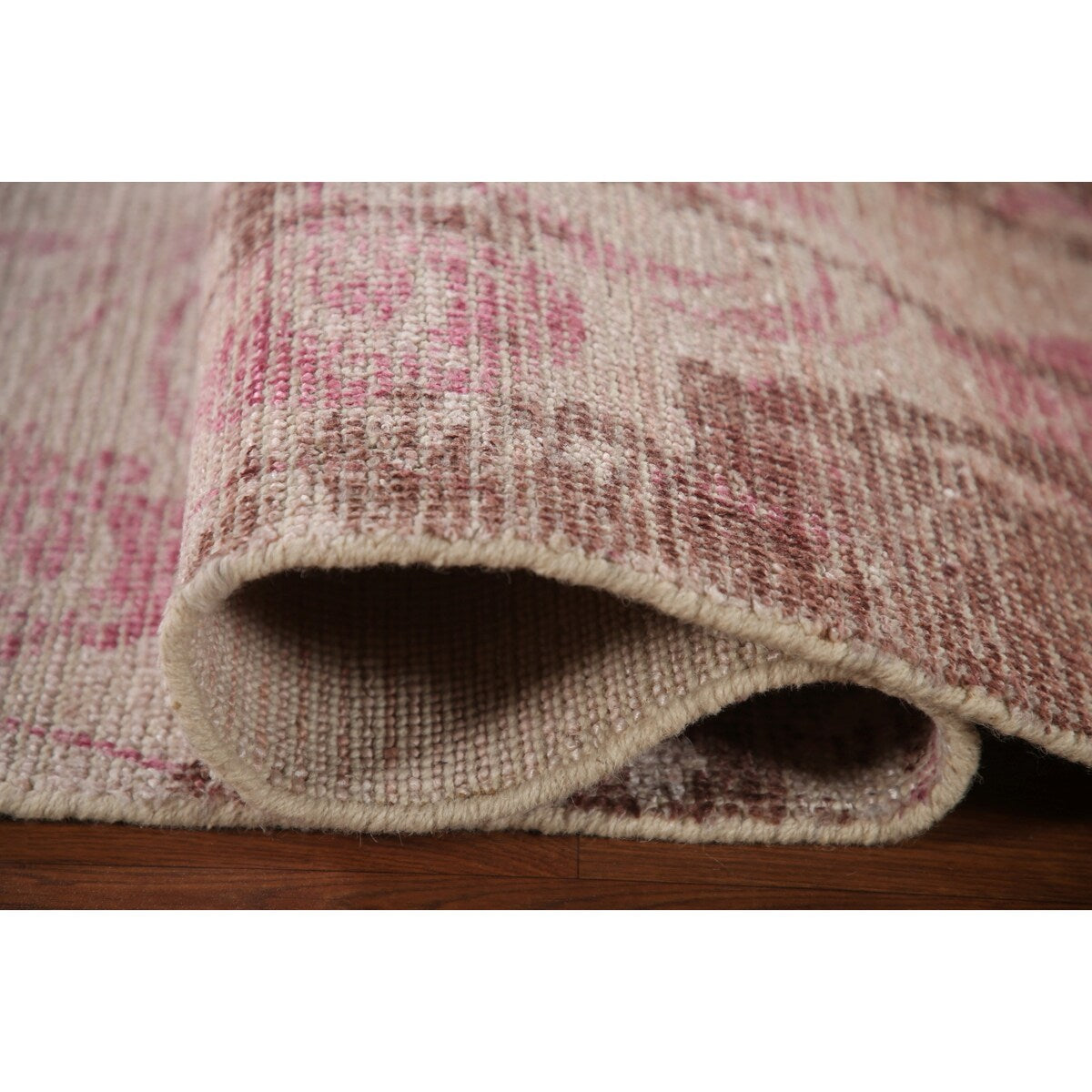 Abstract Modern Oriental Area Rug Hand-Knotted Wool Carpet - 8'0"x 10'0"