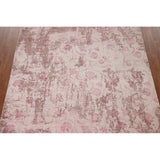 Abstract Modern Oriental Area Rug Hand-Knotted Wool Carpet - 8'0"x 10'0"