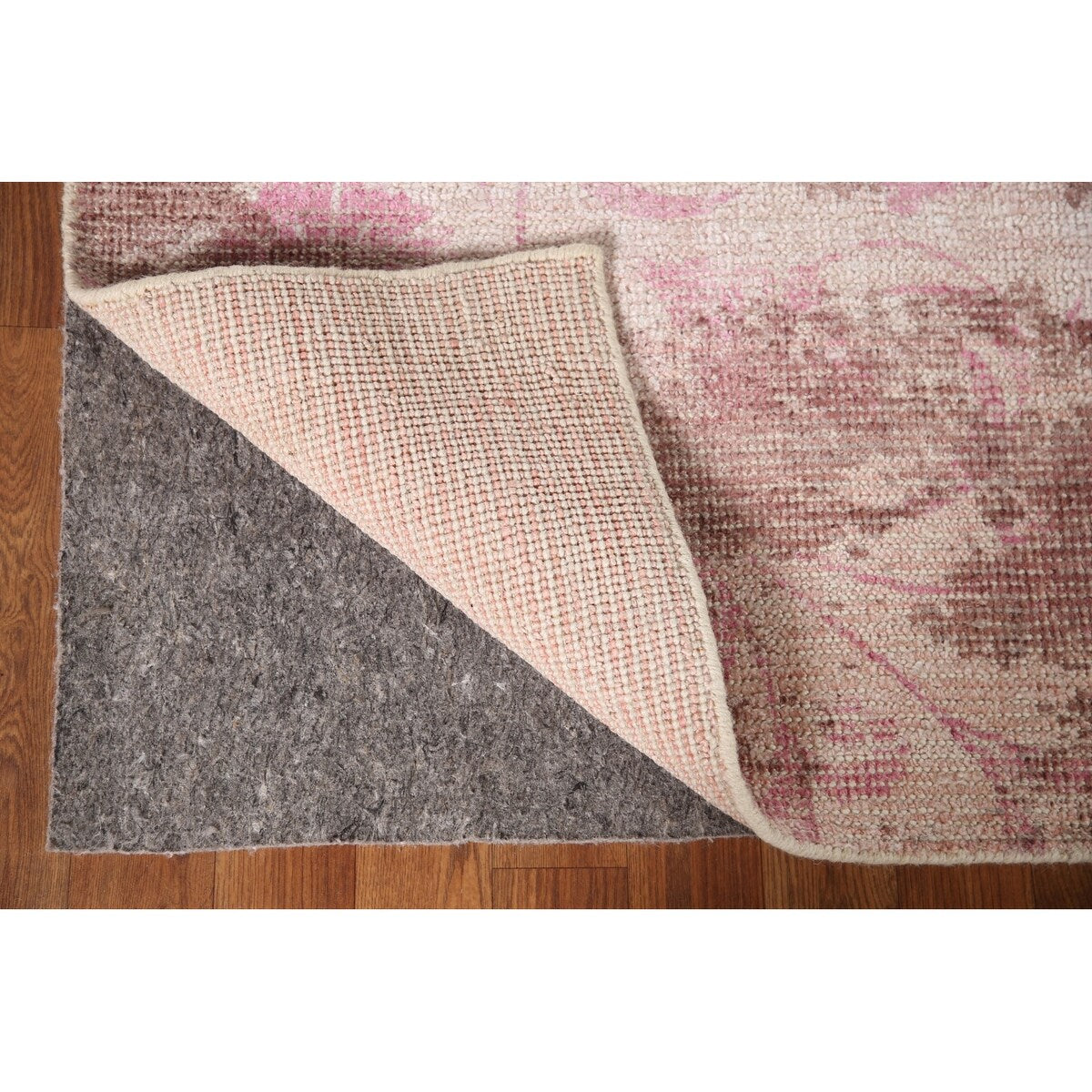 Abstract Modern Oriental Area Rug Hand-Knotted Wool Carpet - 8'0"x 10'0"