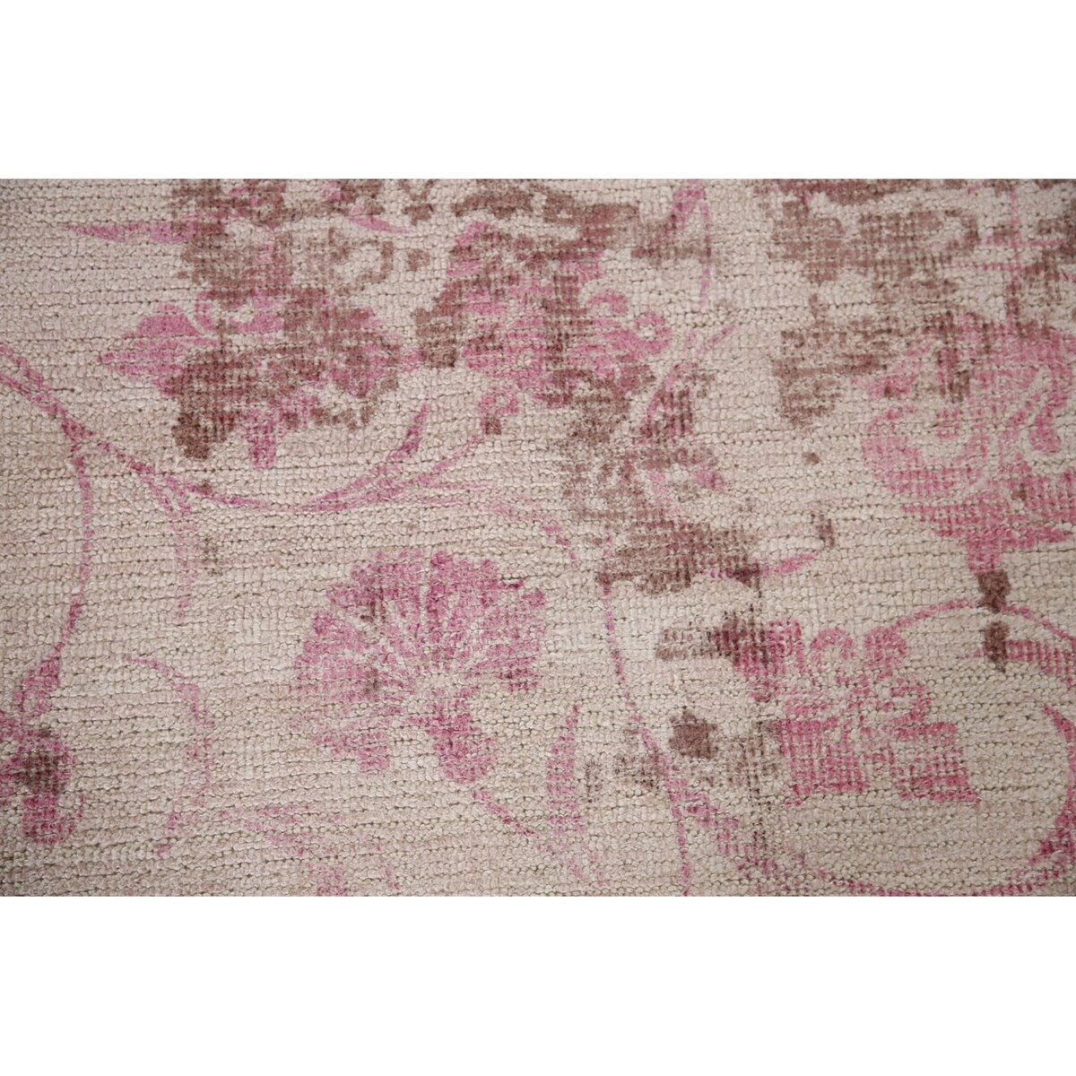 Abstract Modern Oriental Area Rug Hand-Knotted Wool Carpet - 8'0"x 10'0"