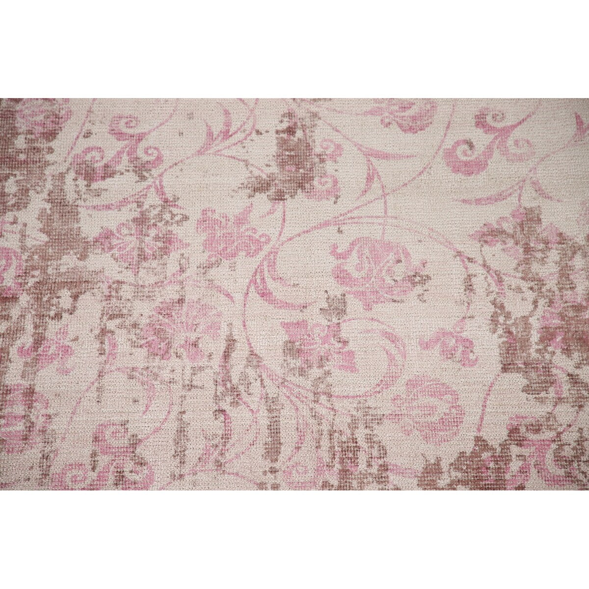 Abstract Modern Oriental Area Rug Hand-Knotted Wool Carpet - 8'0"x 10'0"