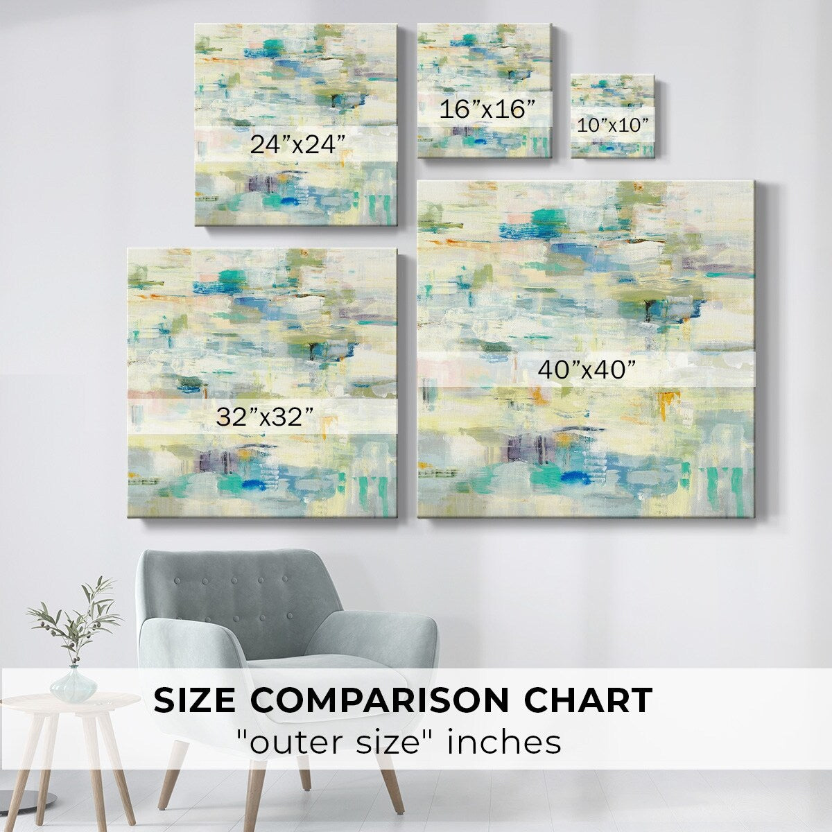 Abstract Pastel III-Gallery Wrapped Canvas