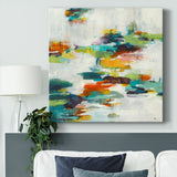 Abstract Pastel V-Gallery Wrapped Canvas