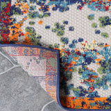 Superior Abstract Splatter Modern Indoor Outdoor Runner or Area Rug