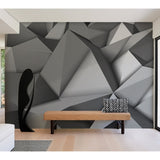 Abstract Wallpaper Wall Mural - Graphite Fantasy