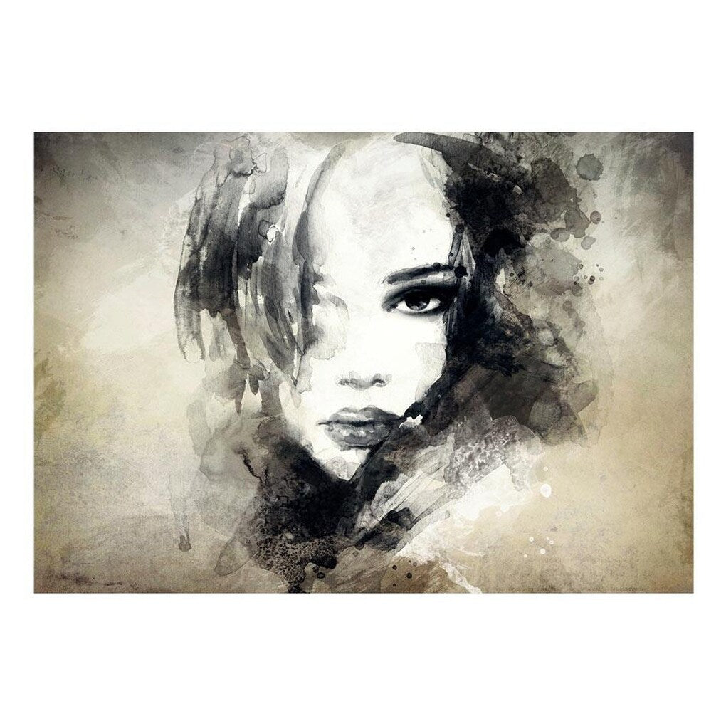 Abstract Wallpaper Wall Mural - Mysterious Girl