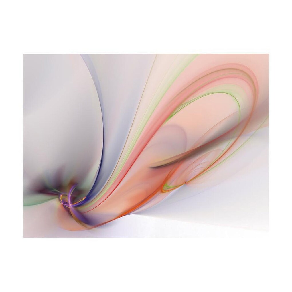 Abstract Wallpaper Wall Mural - Silky Colorful Smoke