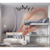 Abstract Wallpaper Wall Mural - Silky Colorful Smoke