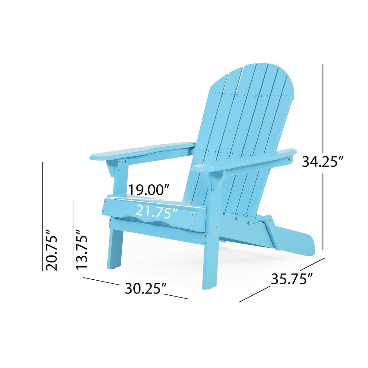 Acacia Wood ADIRONDACK CHAIR