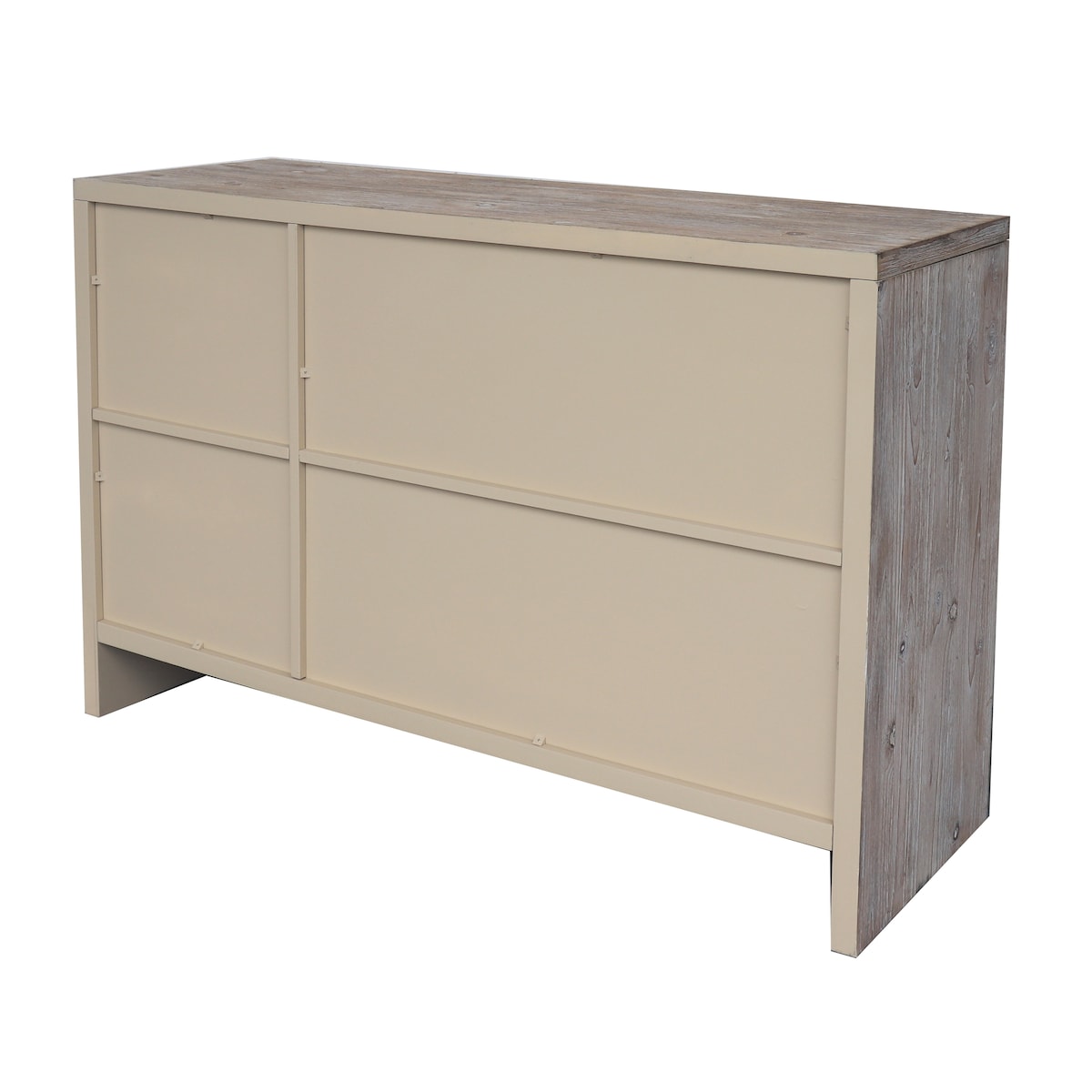 Accent Cabinet Farmhouse Style 3 Door Wooden Cabinet Sideboard Buffet Server Cabinet Storage Cabinet