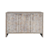 Accent Cabinet Farmhouse Style 3 Door Wooden Cabinet Sideboard Buffet Server Cabinet Storage Cabinet