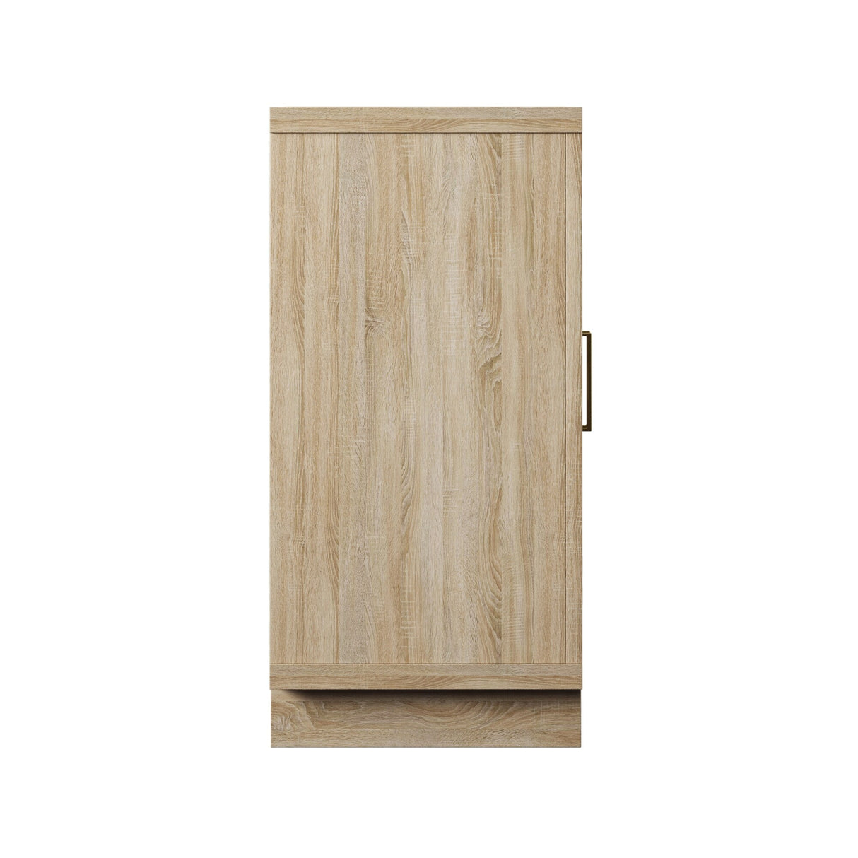Coastal Accent Cabinet with Linen Style Details