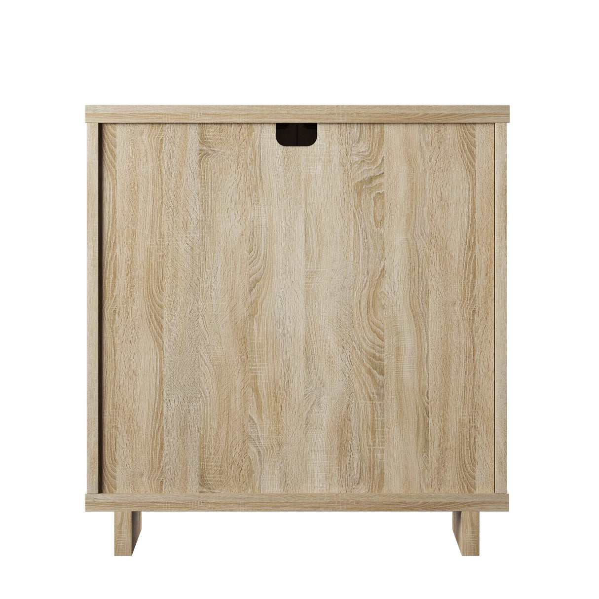 Coastal Accent Cabinet with Linen Style Details