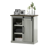 Accent Cabinet with Sliding Barn Door